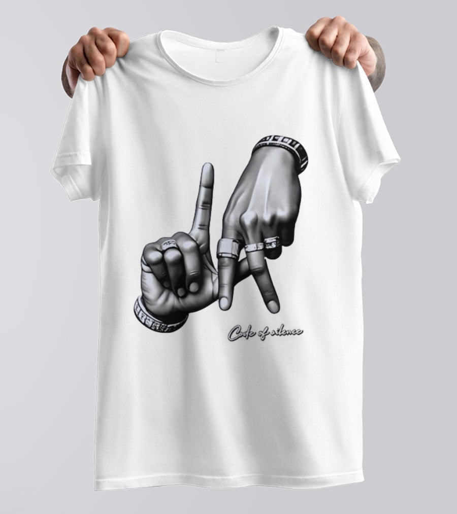 Code Of Silence LA Hand Gesture T-Shirt
