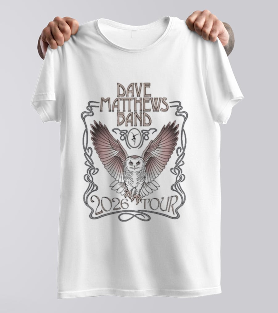 Dave Matthews Band 2026 Tour Owl T-Shirt