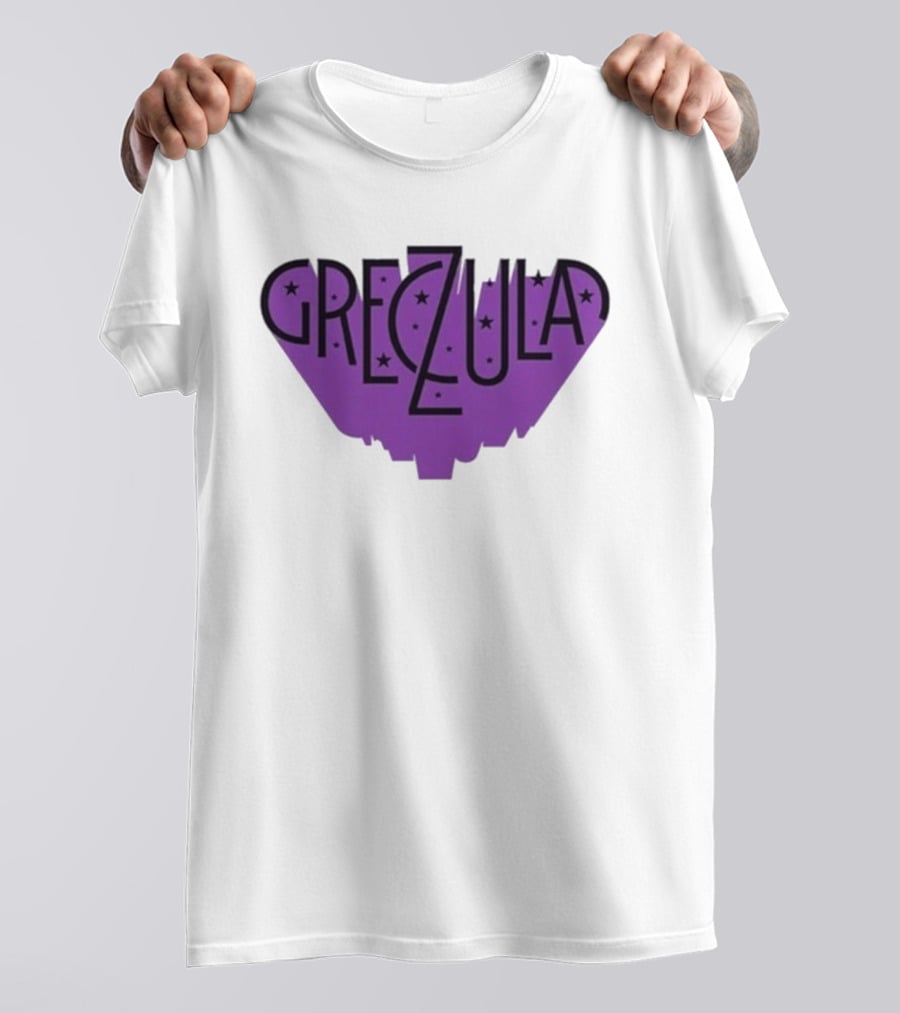Greczula Starry Purple Tour 2026 Font T-Shirt