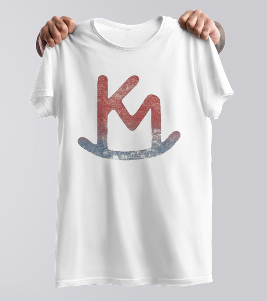 Kacey Musgraves KM Western Cattle Brand Red Blue T-Shirt
