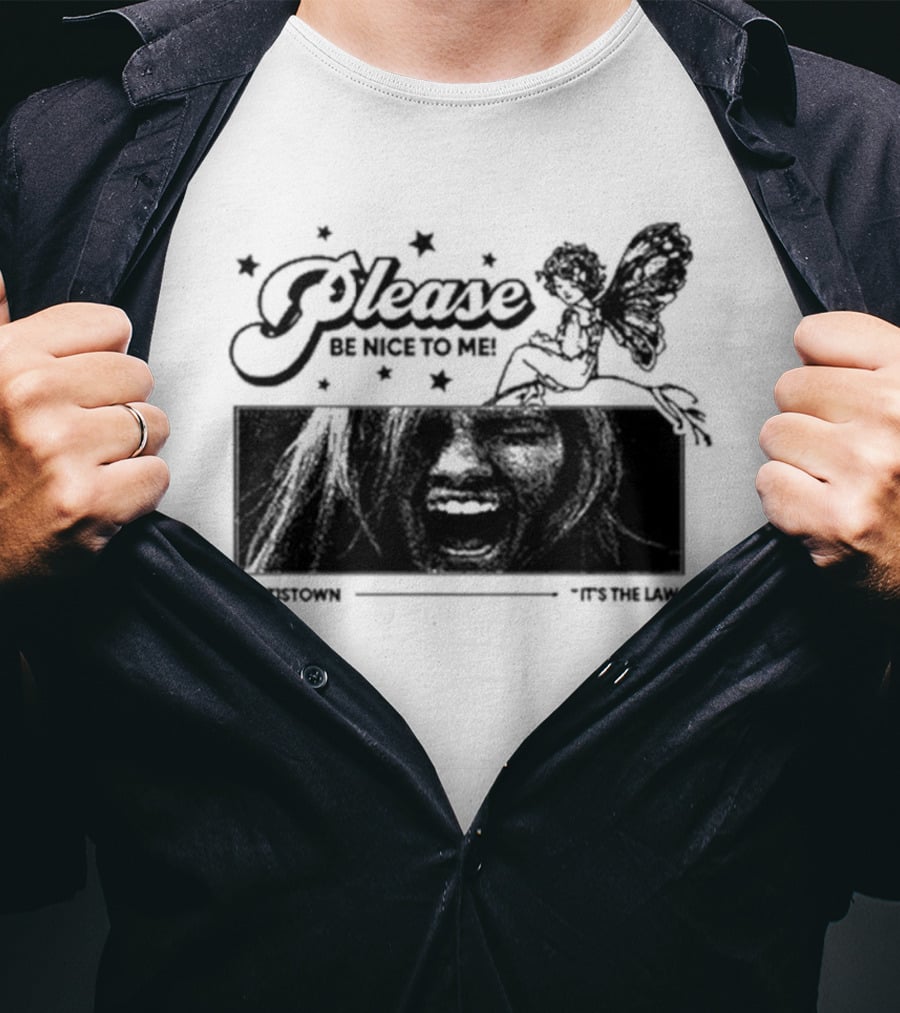 Please Be Nice To Me Fairy Kurtis Conner PBNTM Screaming T-Shirt