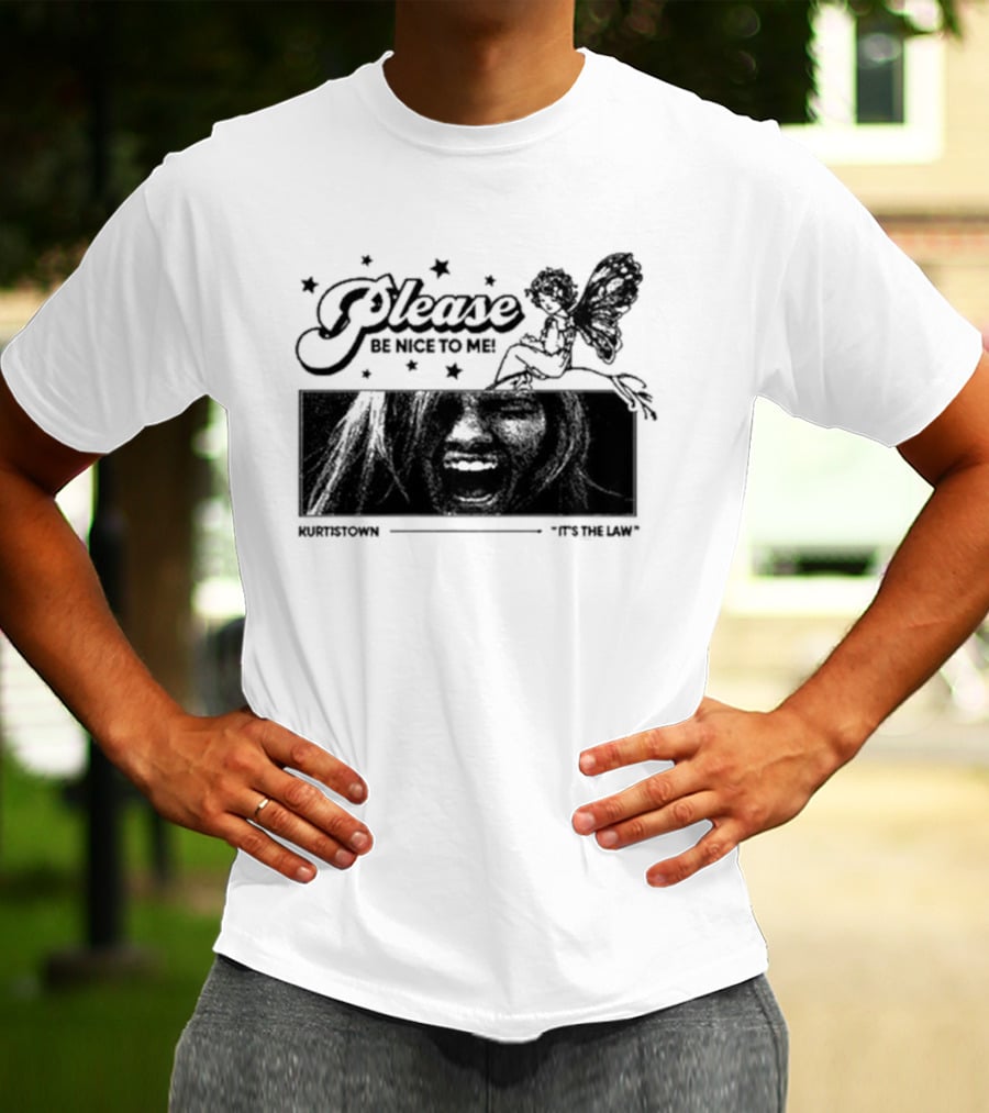 Please Be Nice To Me Fairy Kurtis Conner PBNTM Screaming T-Shirt
