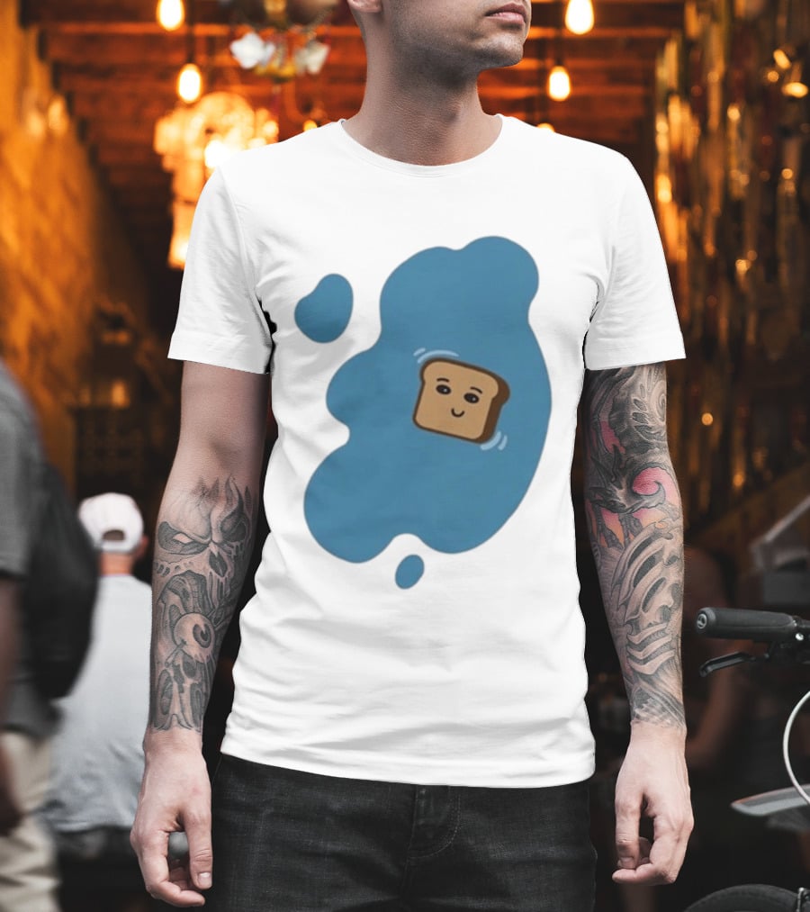 New Soggy Toast Another Spill Happy Bread In Puddle T-Shirt