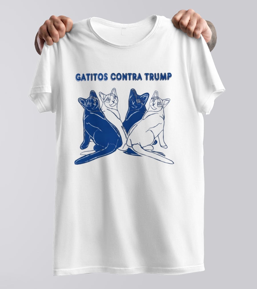 Gatitos Contra Trump Sphynx Cats T-Shirt