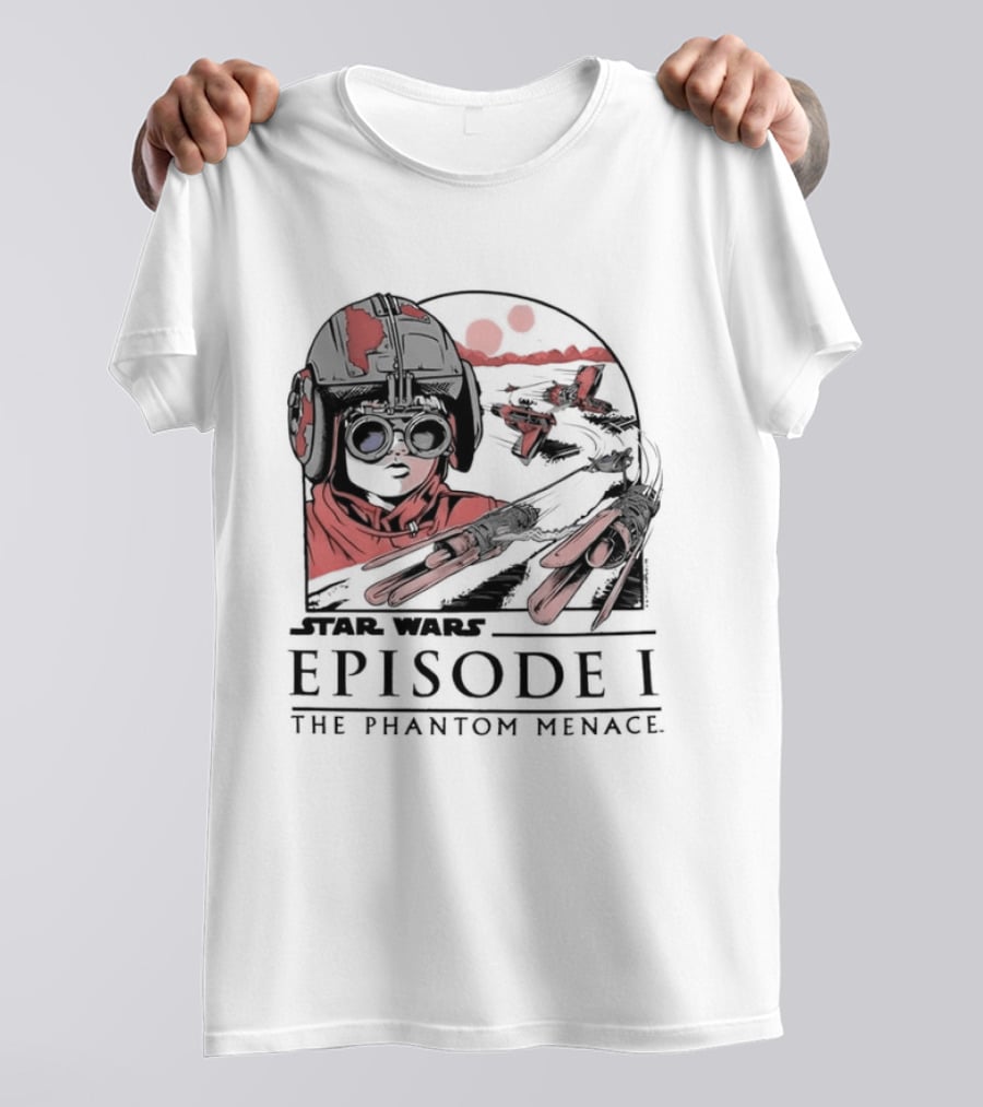 Star Wars Episode I The Phantom Menace Podrace Scene T-Shirt