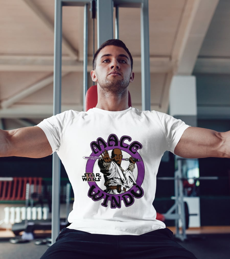 Star Wars Mace Windu Purple Jedi T-Shirt