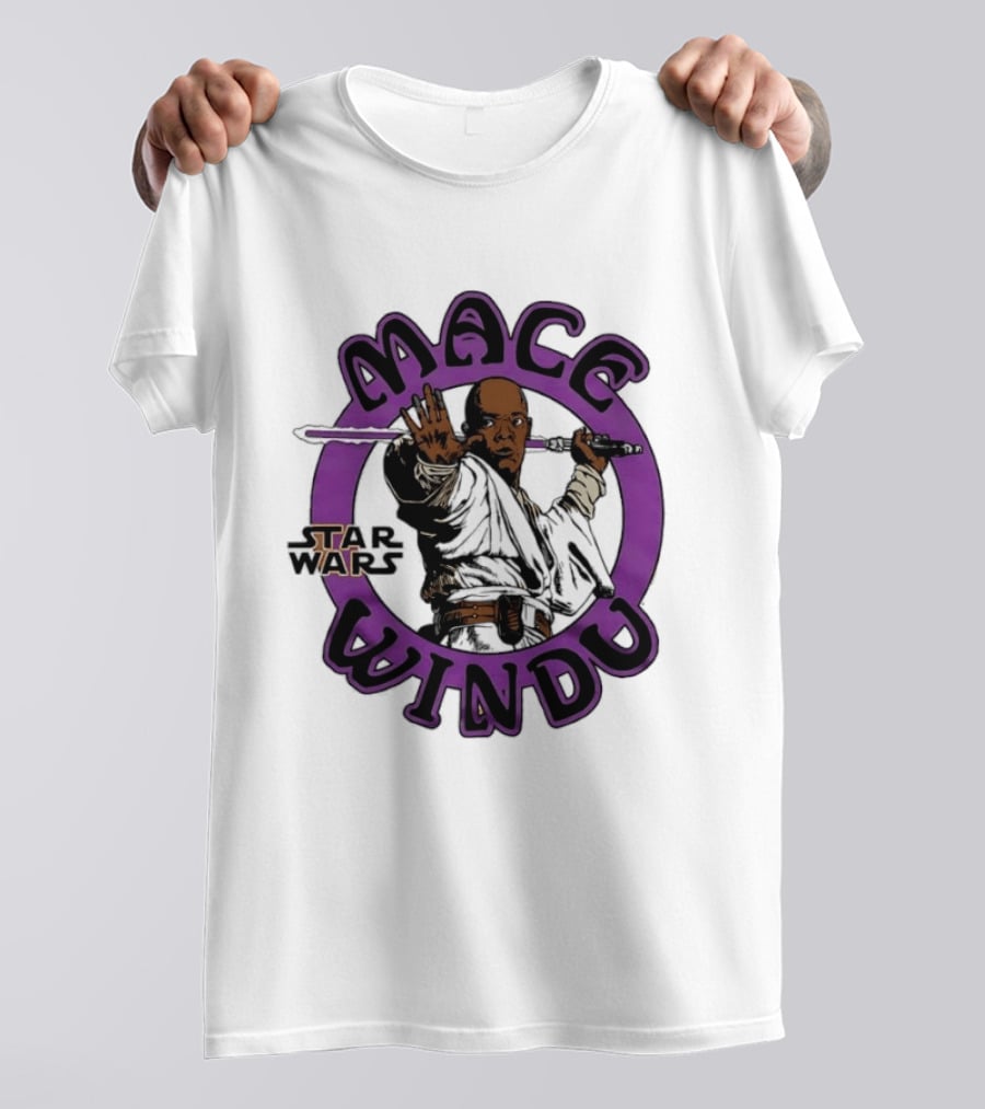 Star Wars Mace Windu Purple Jedi T-Shirt