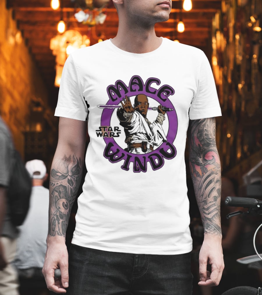 Star Wars Mace Windu Purple Jedi T-Shirt