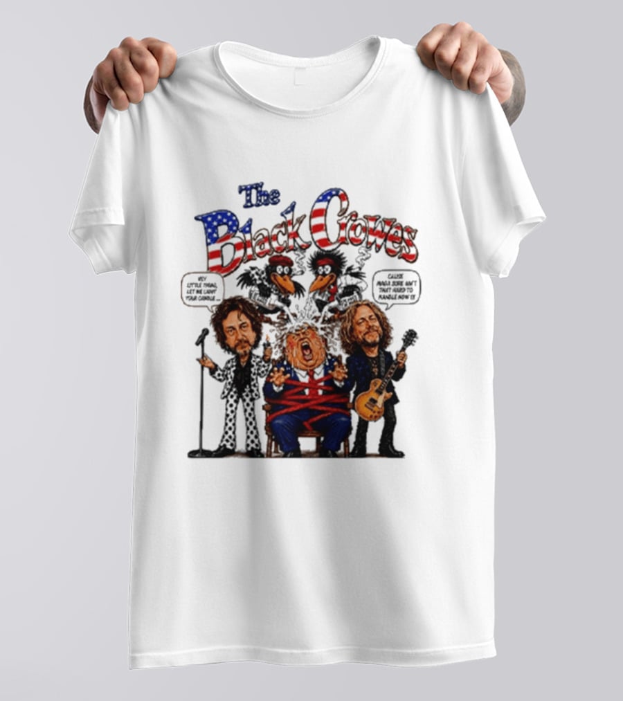 The Black Crowes Dump On Trump Political Commentary Band T-Shirt
