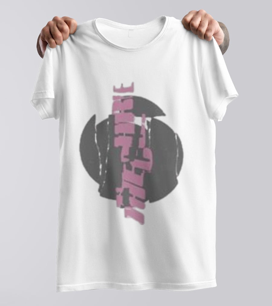 The Cure Vertical Festival Summer 2026 Black And Pink T-Shirt