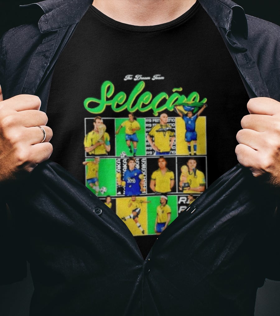 Selecao Brasil Football Legends Soccer Dream Team Series T-Shirt
