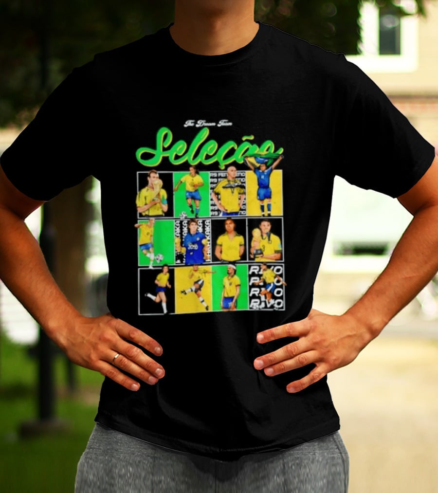 Selecao Brasil Football Legends Soccer Dream Team Series T-Shirt