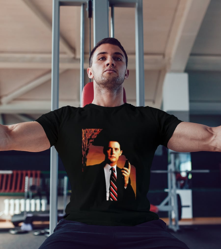 Dale Cooper Twin Peaks Iconic Red Room Aesthetic T-Shirt