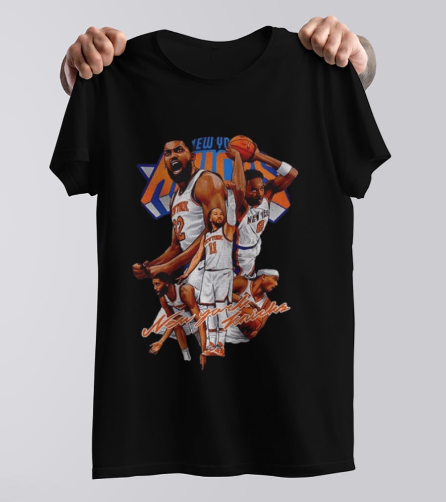 New York Knicks Basketball Players Game Day 2026 T-Shirt