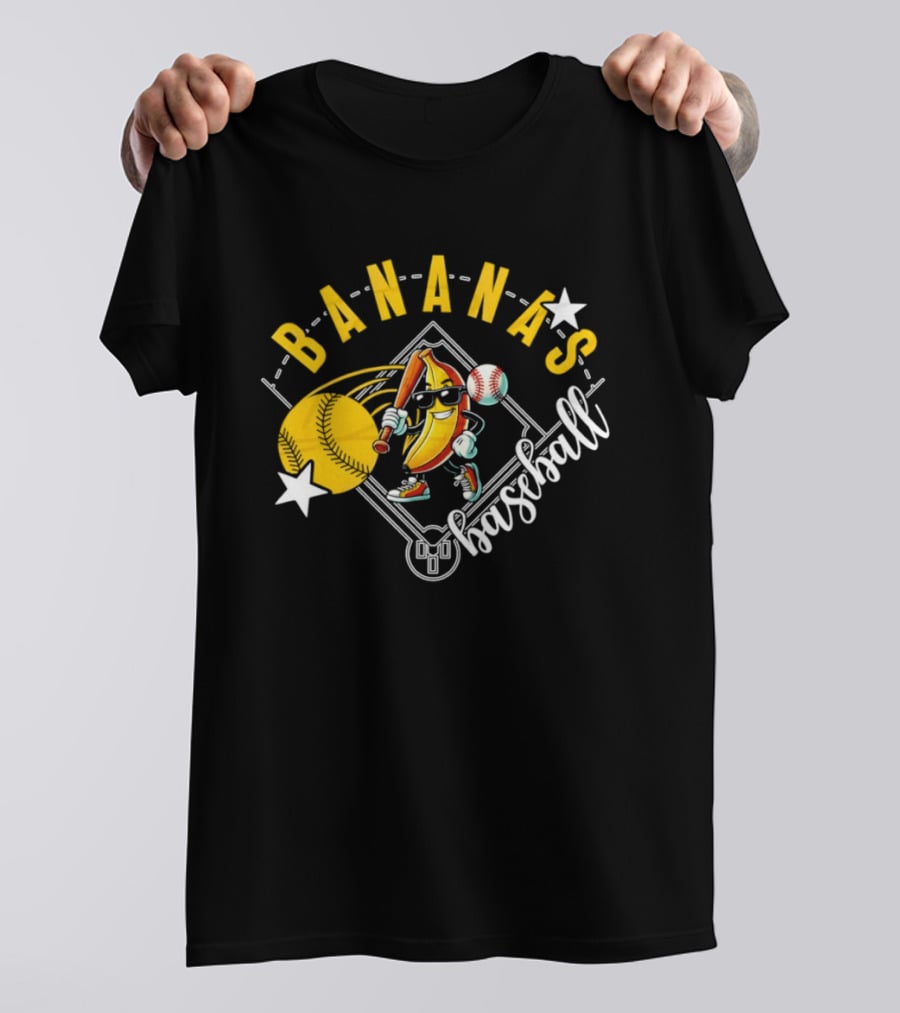 Savannah Bananas Baseball Cartoon 2026 Meme T-Shirt
