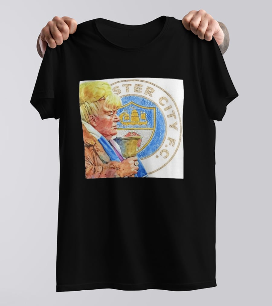 Helen The Bell Manchester City FC Icon With Fan And Club T-Shirt