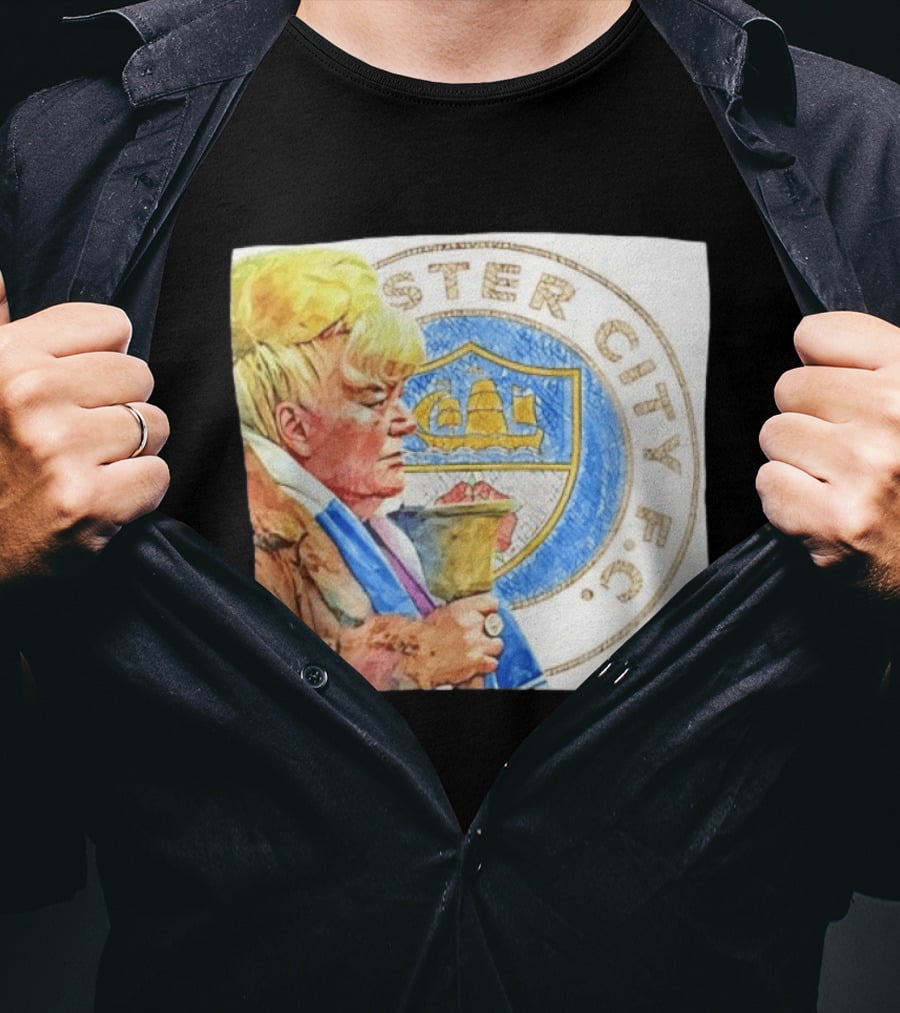 Helen The Bell Manchester City FC Icon With Fan And Club T-Shirt