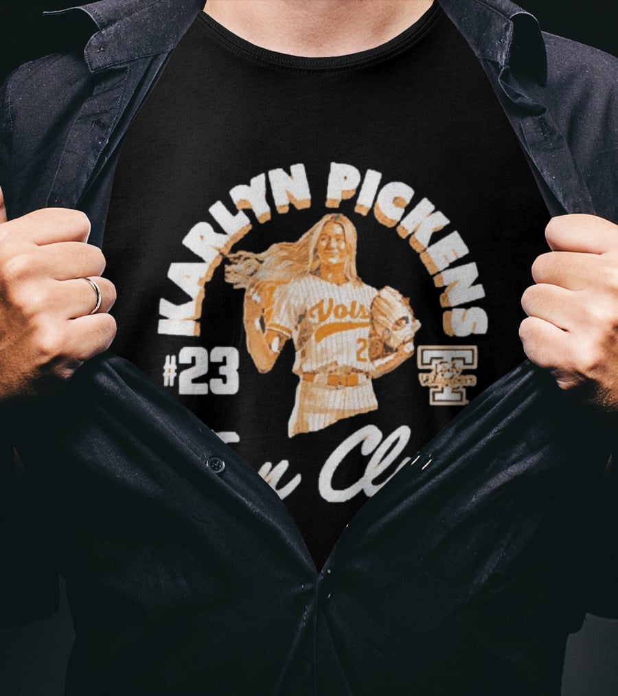Karlyn Pickens #23 Tennessee Lady Vols Fan Club T-Shirt