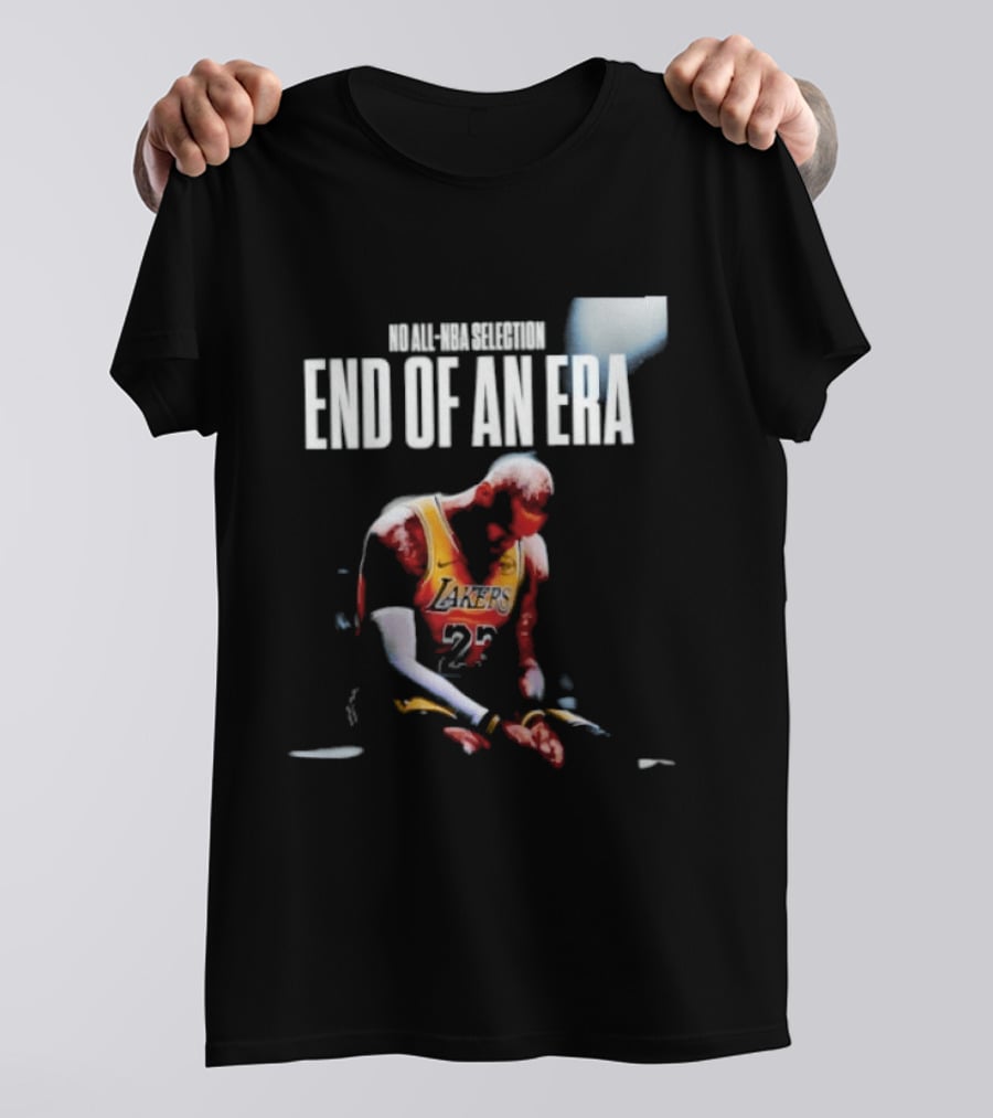 LeBron James End Of An Era NBA Lakers 23 T-Shirt