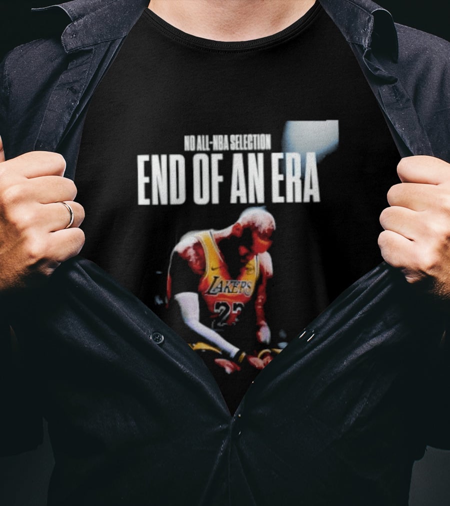 LeBron James End Of An Era NBA Lakers 23 T-Shirt