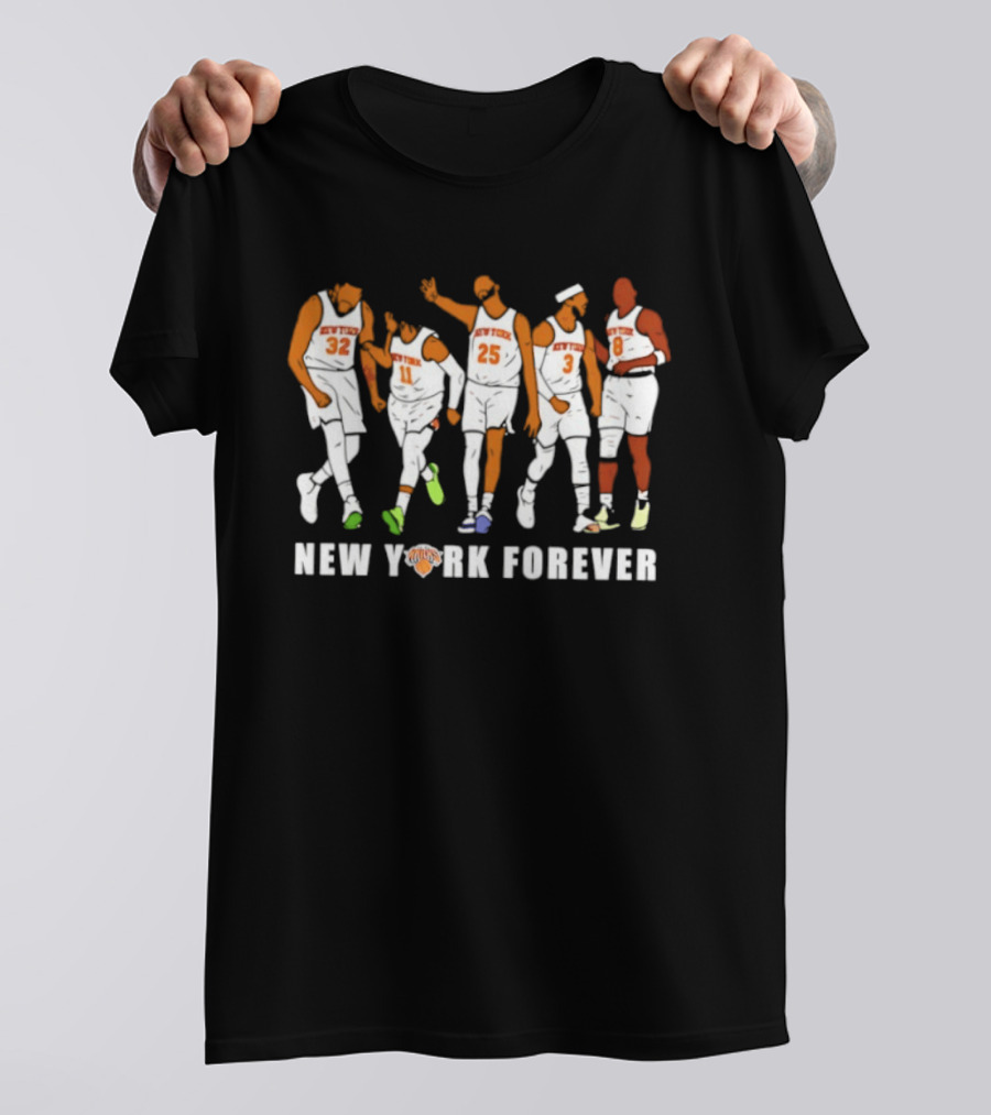 New York Forever Knicks KAT Brunson Mikal Hart OG Dance T-Shirt