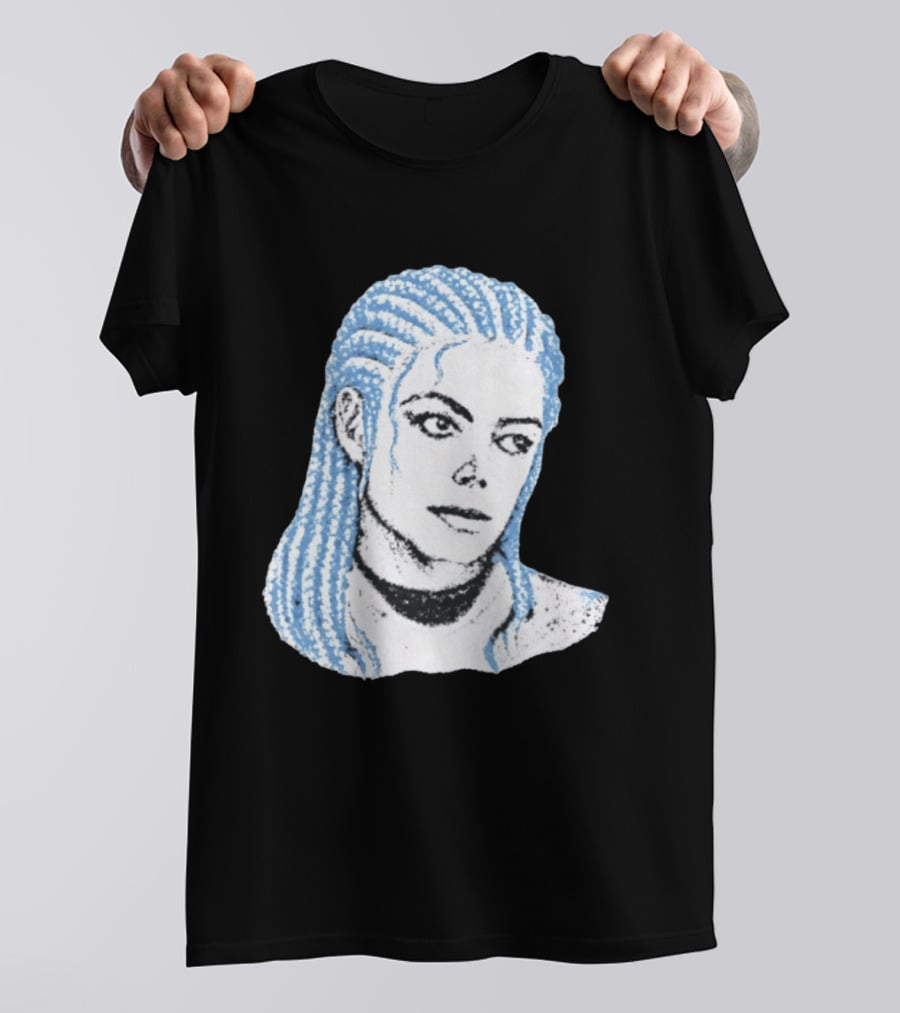 Iceman And MJ Braided Style Fusion T-Shirt