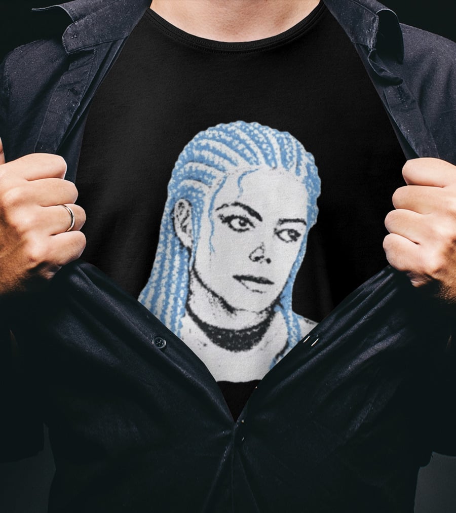 Iceman And MJ Braided Style Fusion T-Shirt