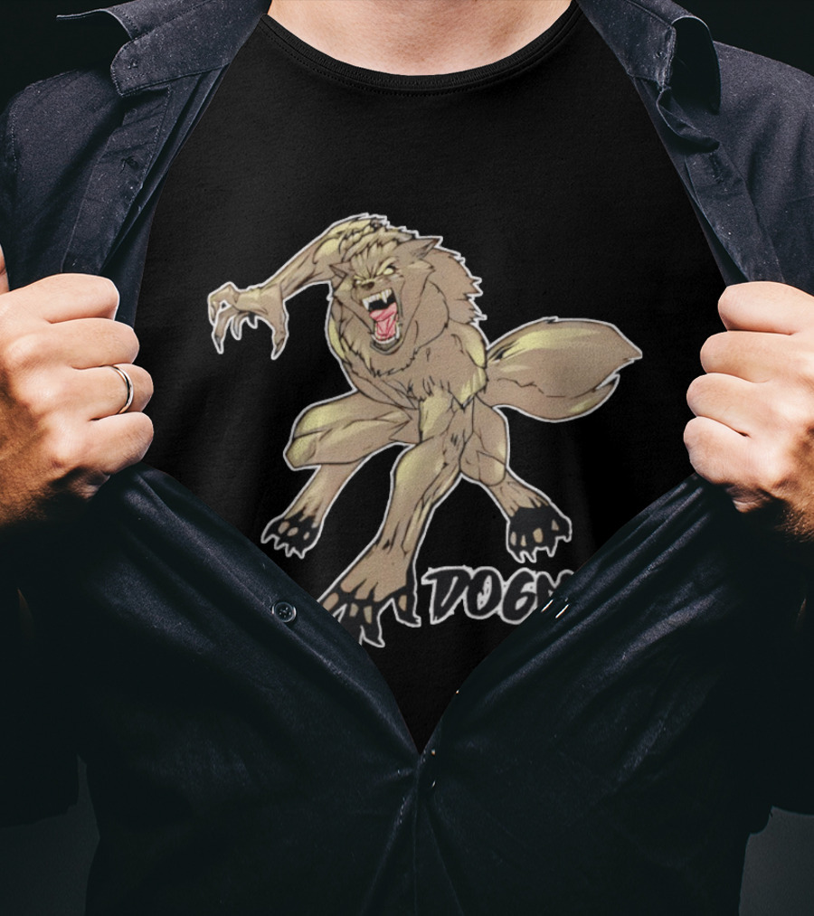 Dogman Muscular Werewolf Creature T-Shirt