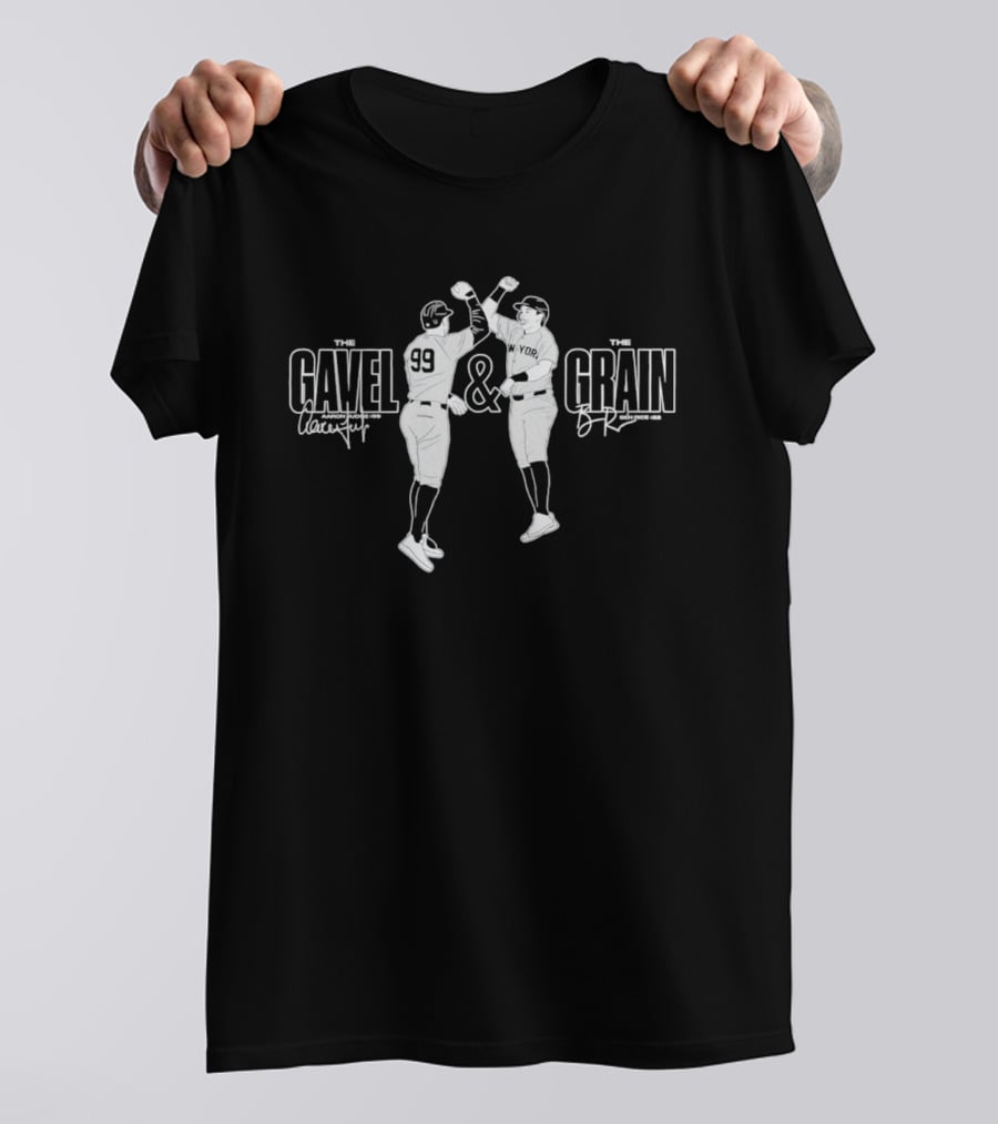 The Gavel & The Grain Aaron Judge Ben Rice NY Yankees T-Shirt