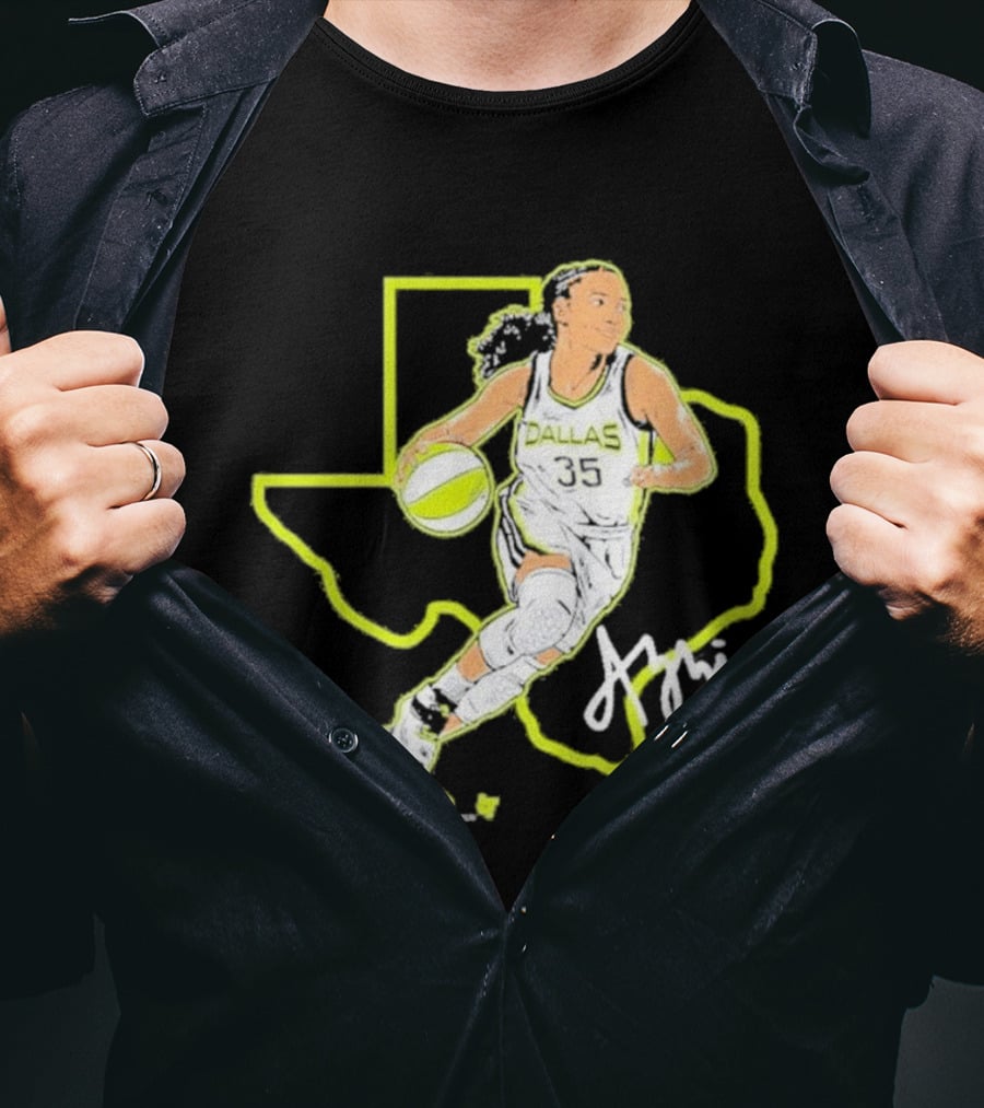 Azzi Fudd Dallas Basketball Star Texas T-Shirt