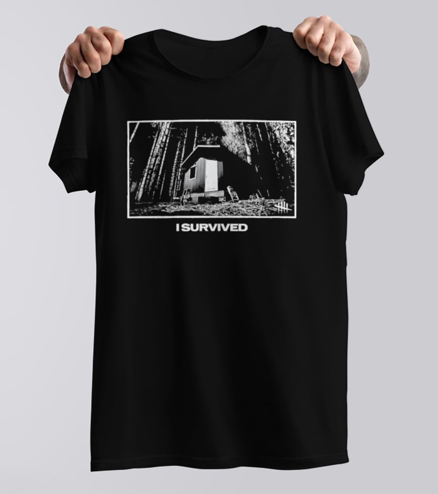 Dead By Daylight I Survived Horror Game Escape T-Shirt