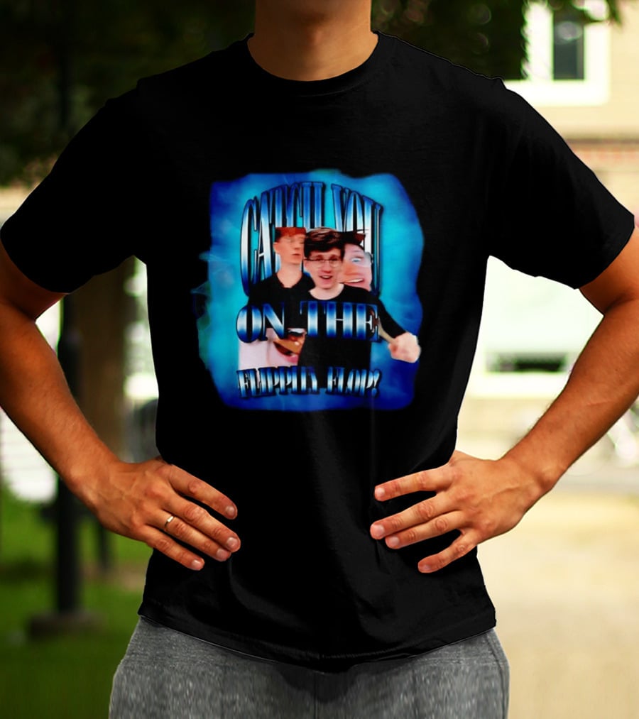 Catch You On The Flippity Flop Jack Massey Welsh Phrase T-Shirt