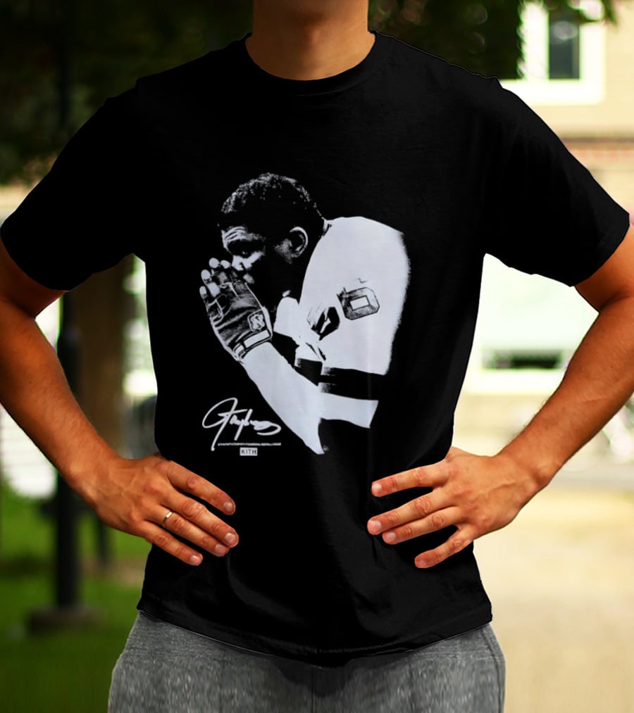 Kith National Football League Lawrence Taylor Praying Hands Signature Edition T-Shirt