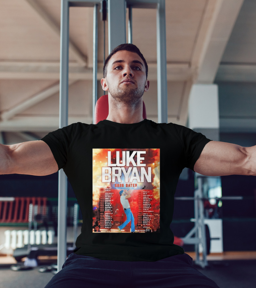 Luke Bryan 2026 Dates Tour Cities Concert Events T-Shirt