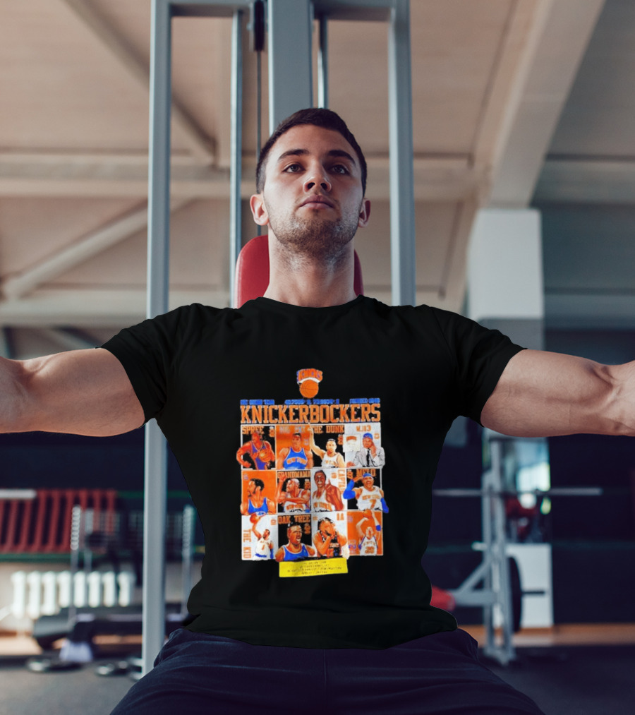 New York Knicks Knickerbockers Basketball Legends Spree Melo Run MSG Series T-Shirt