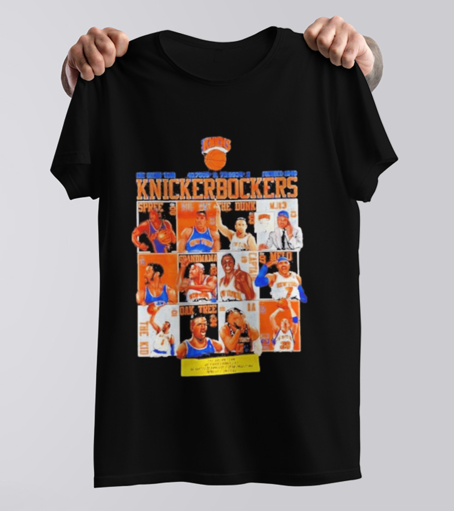 New York Knicks Knickerbockers Basketball Legends Spree Melo Run MSG Series T-Shirt