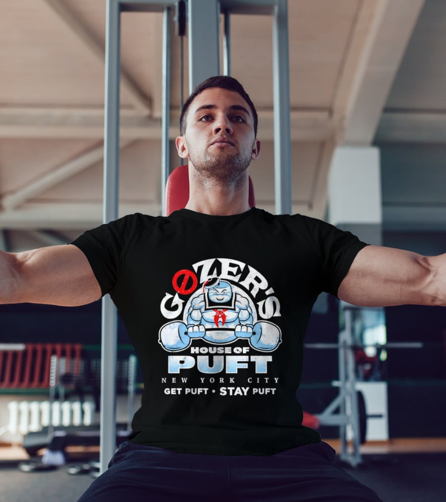 Gozer's House Of Puft New York City Muscular Stay Puft Get Puft Stay Puft T-Shirt