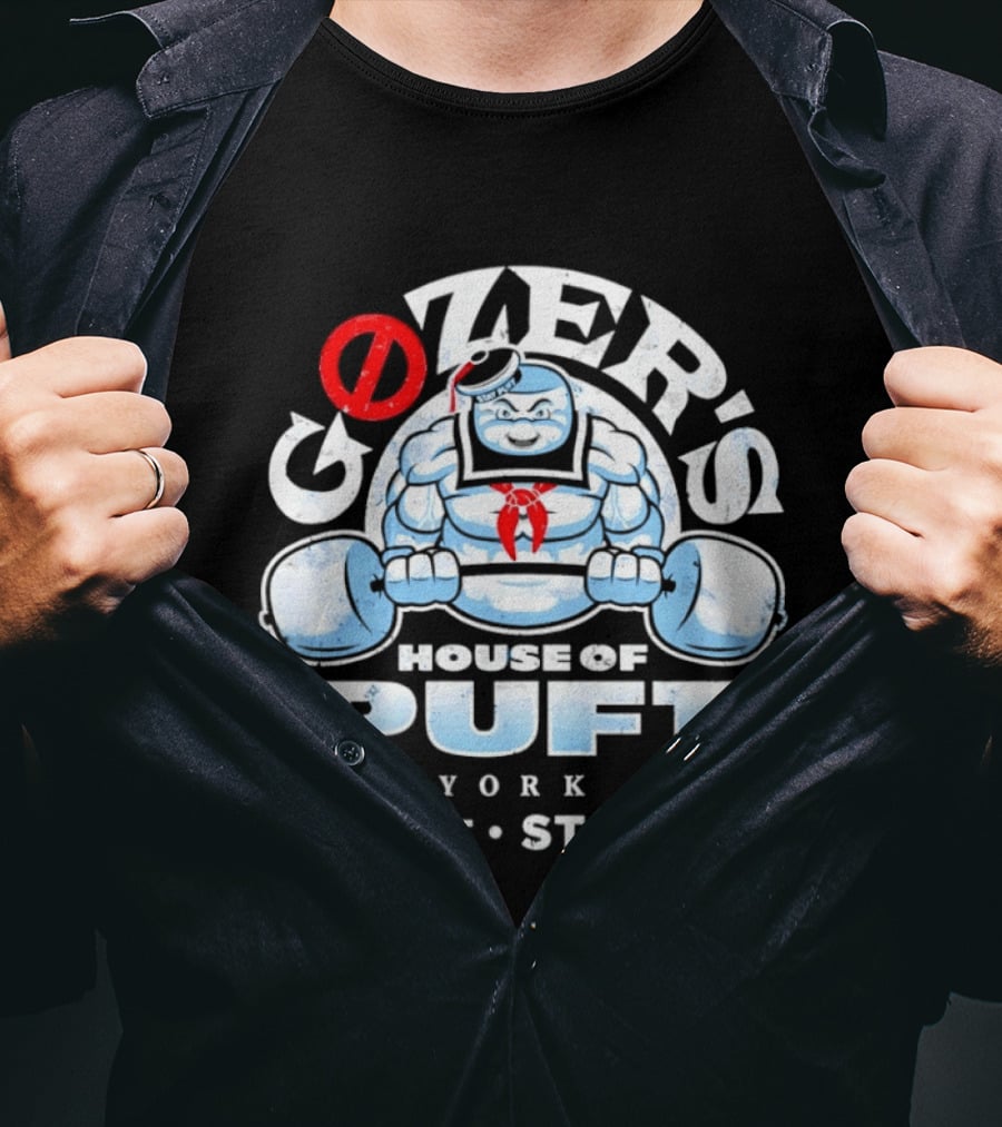 Gozer's House Of Puft New York City Muscular Stay Puft Get Puft Stay Puft T-Shirt