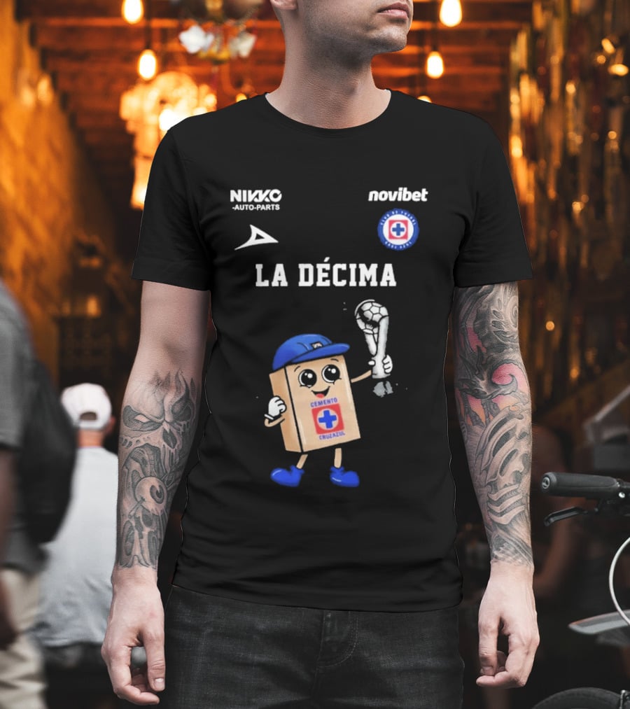 Cruz Azul Campeon Liga MX La Decima Cemento Cruz Azul 2026 T-Shirt