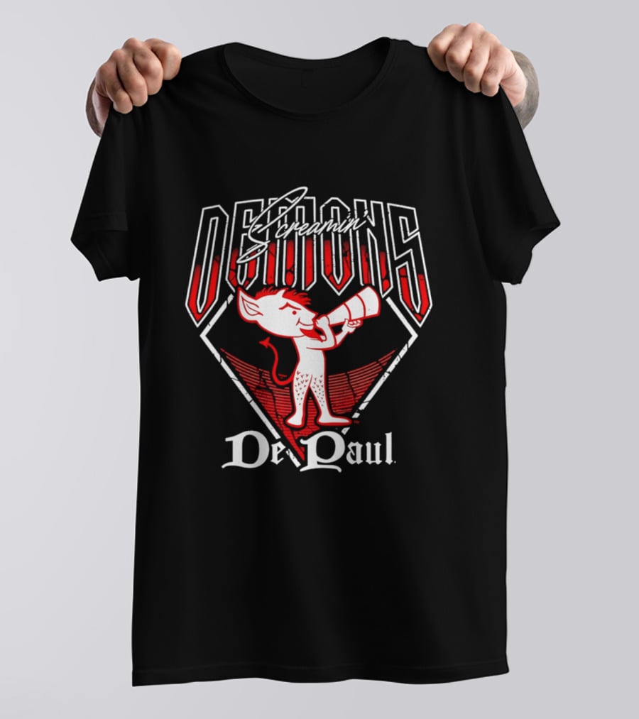 Screamin' Demons De Paul Demons T-Shirt