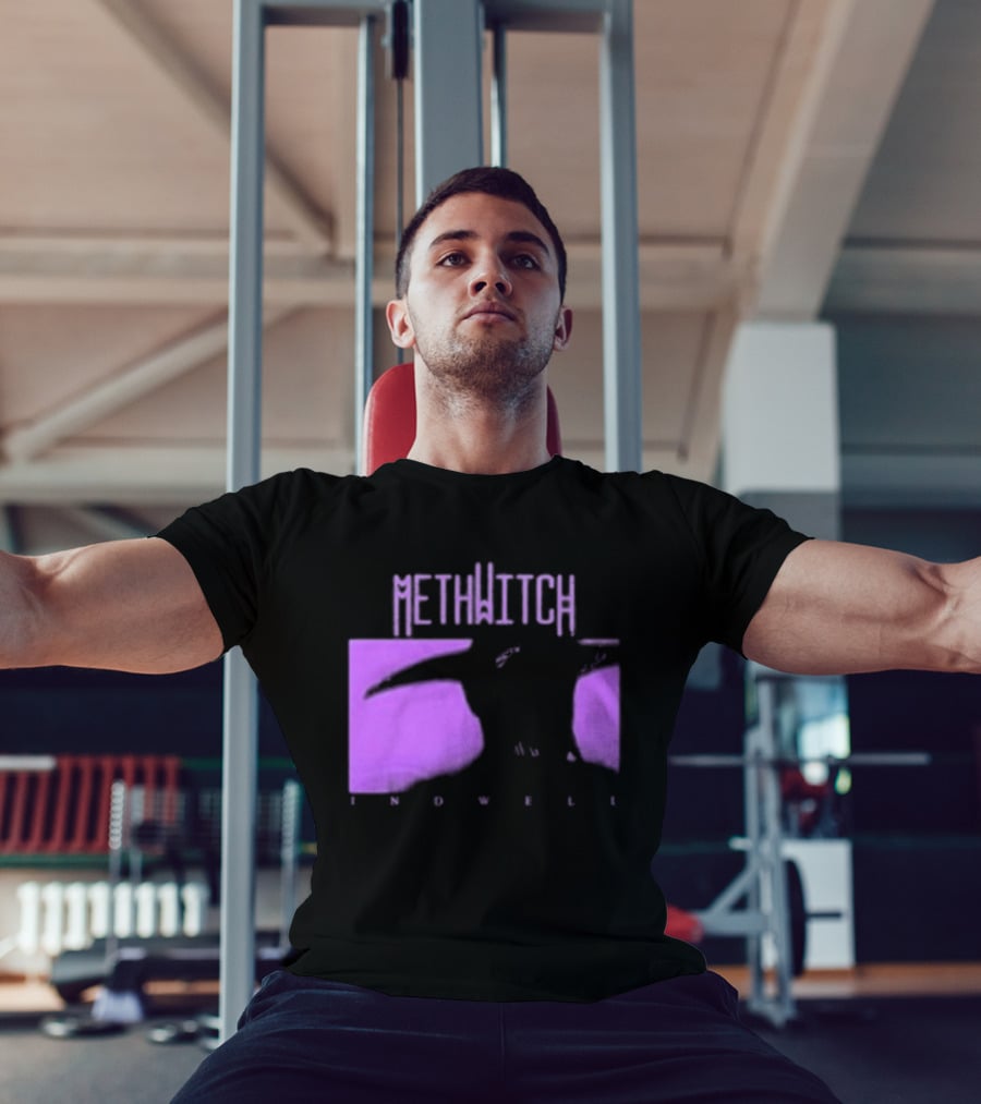 Methwitch Digital Well Records Indwell Mirror T-Shirt