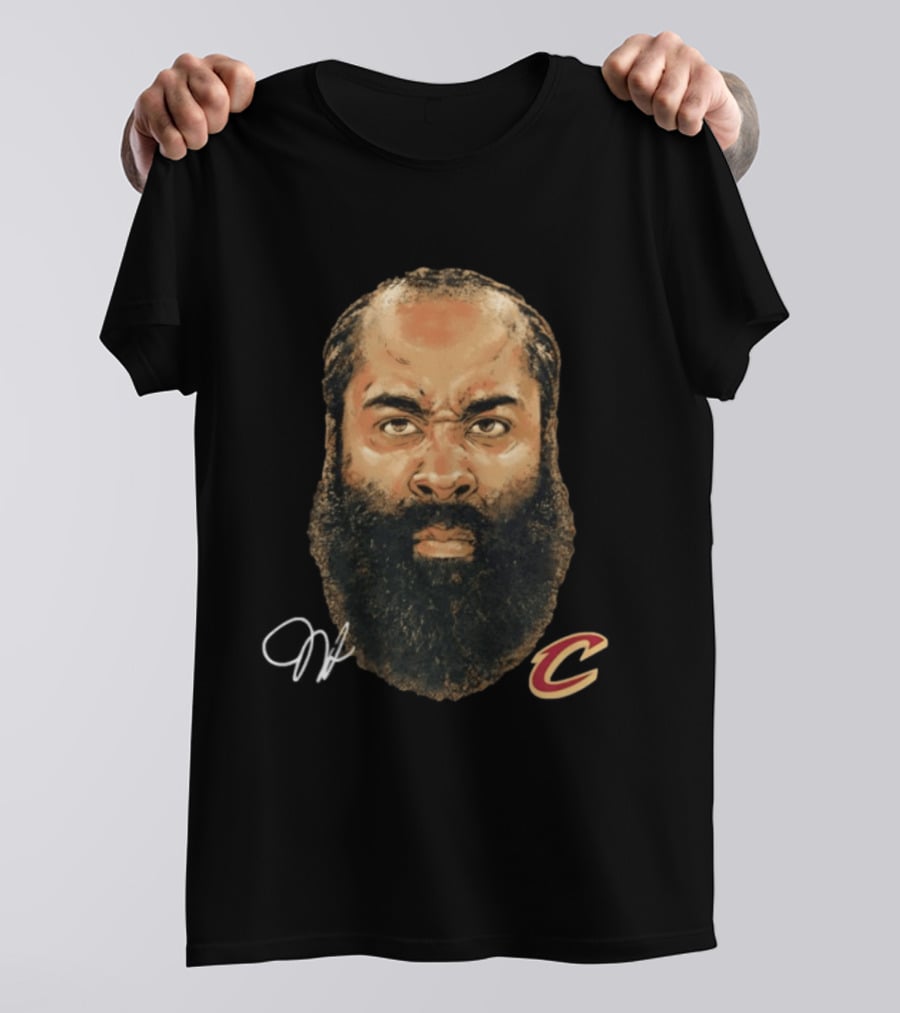 James Harden Cleveland Cavaliers Iconic Beard NBA T-Shirt