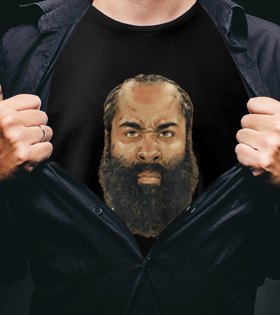 James Harden Cleveland Cavaliers Iconic Beard NBA T-Shirt