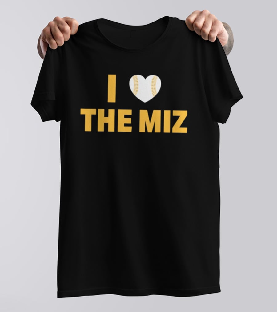 I Heart The Miz Baseball Jacob Misiorowski Milwaukee T-Shirt