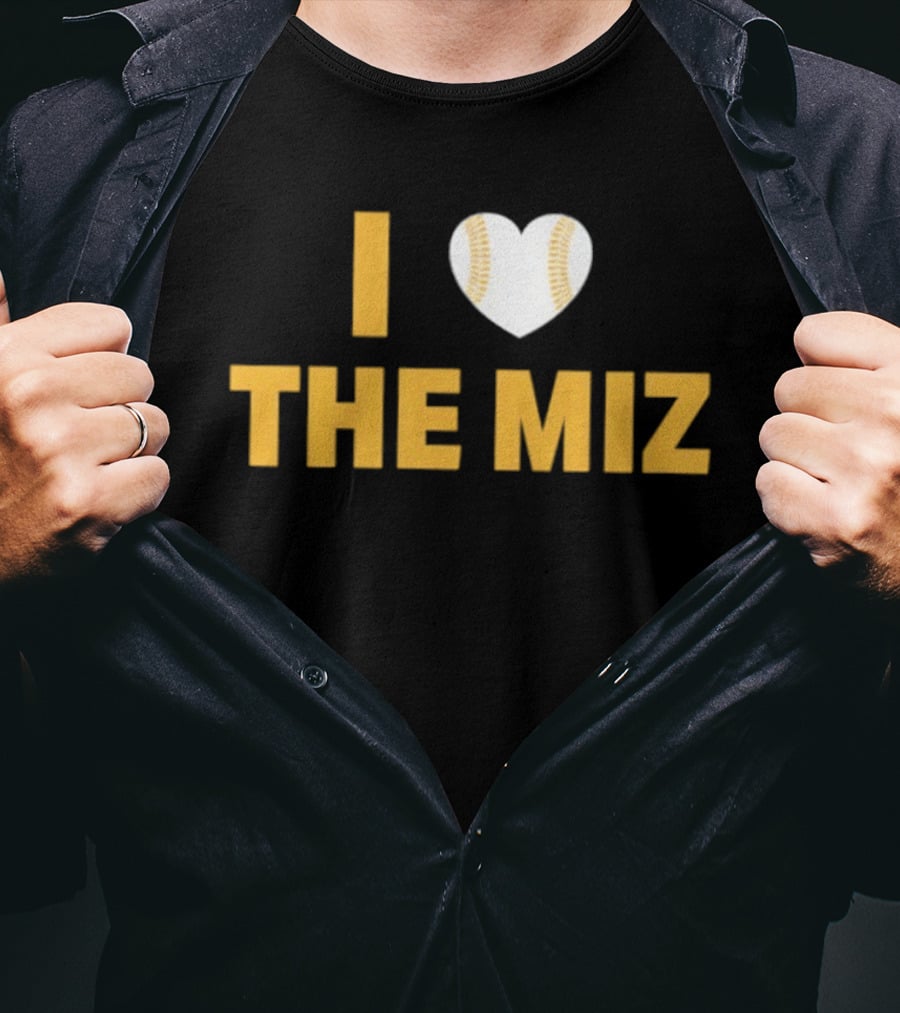 I Heart The Miz Baseball Jacob Misiorowski Milwaukee T-Shirt
