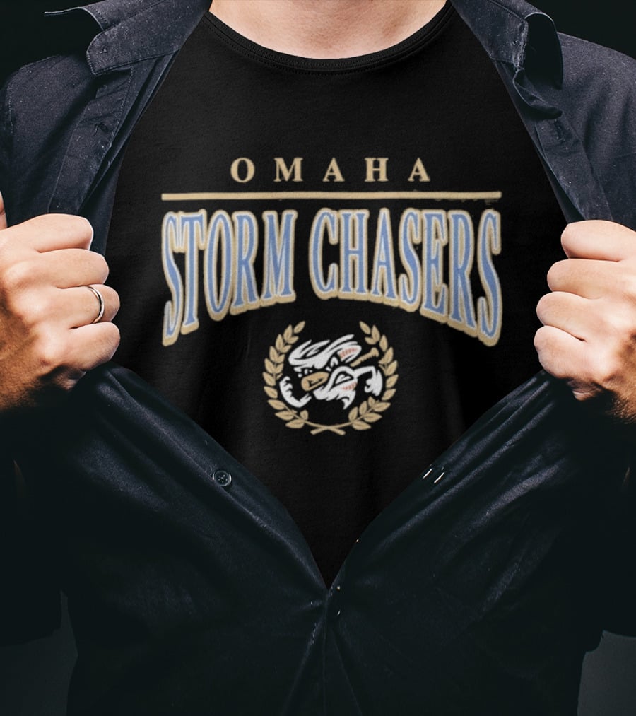 Omaha Storm Chasers Laurel Wreath Team T-Shirt