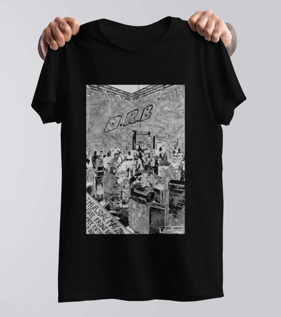 ORB Live Performance Thursday May 28 Hotel Front Bar Melbourne Australia Free Entry T-Shirt
