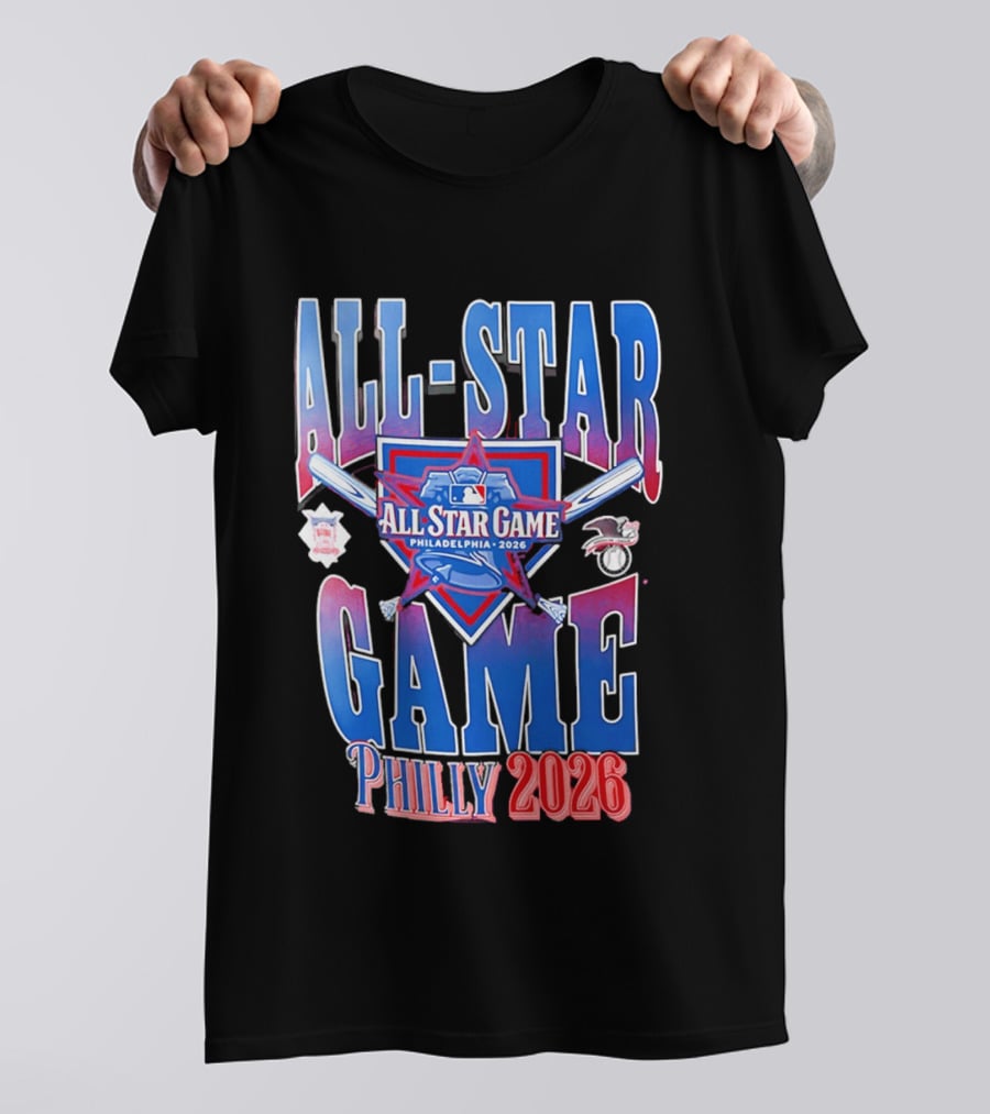 Philadelphia Phillies MLB All Star Game Philly 2026 Home Plate T-Shirt
