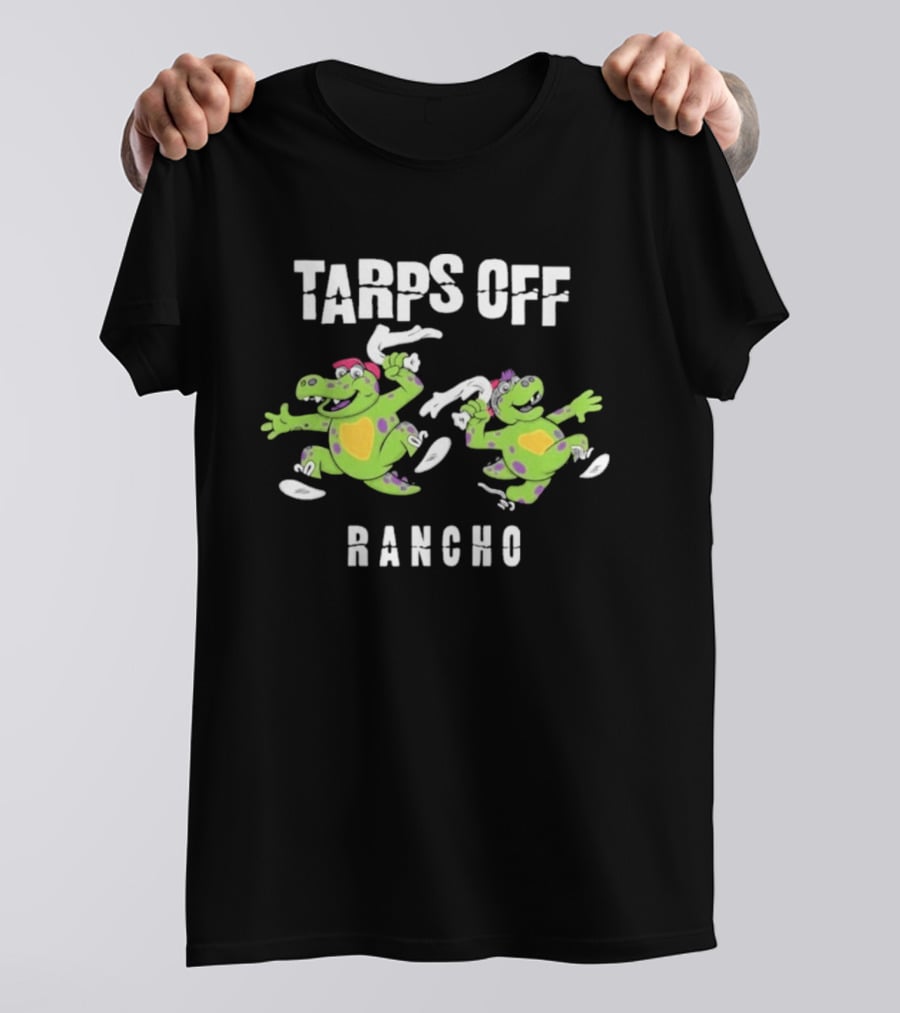 Rancho Cucamonga Quakes Tarps Off Rancho Alligator Fun T-Shirt