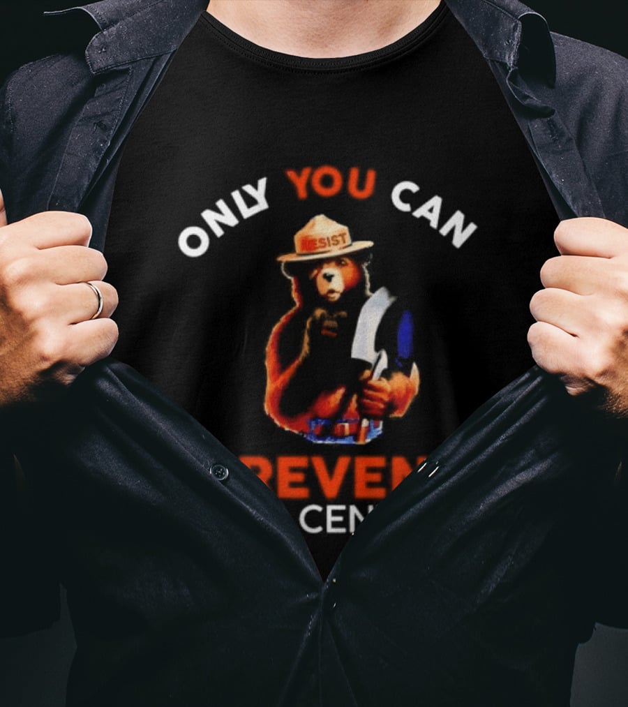 Smokey Bear Resist Only You Can Prevent Data Centers T-Shirt